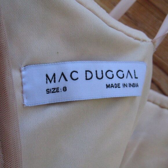 Mac Duggal 5567 Womens ONE SHOULDER FLORAL EMBELLISHED GOWN Dress - Picture 12 of 14